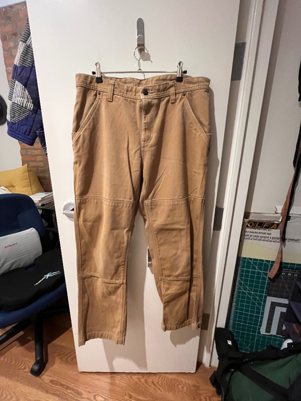 PATAGONIA Iron Forge Hemp Canvas Double Knee adjustable Pants Women's 12